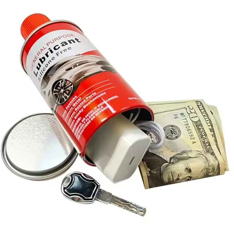 Creative Home Compartment Lubrocant With Jewelry Can Hidden Storage Money Concealed For Box Coin Safety And Storage Accessories